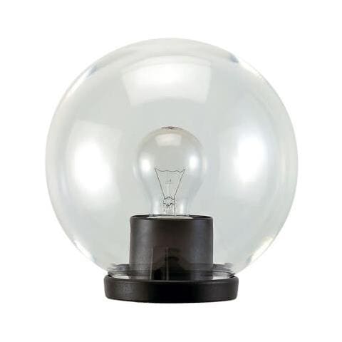 Lanterna Testa-palo 'globo' 40w Max - Ã? Cm. 20 Col. nero - Trasp. - Foto 2