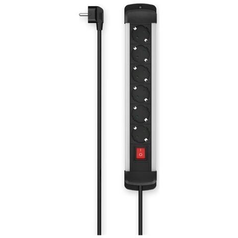 Presa Filtrata 00223104 Con Interruttore Black E Silver - Foto 1