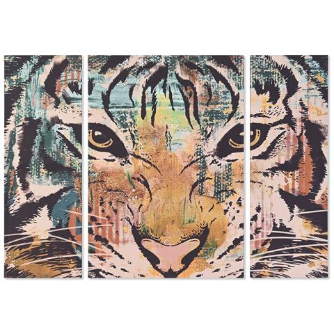 Set Di 3 Quadri Dkd Home Decor Coloniale (140 X 3,8 X 100 Cm) - Foto 1