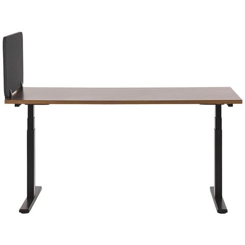 Pannello Divisorio Per Scrivania Grigio Scuro 80 X 40 Cm Wally - Foto 2