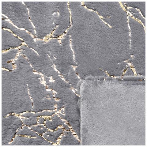 Coperta Godavari 130 X 180 Cm Grigio - Foto 2