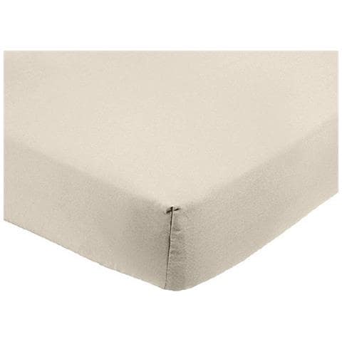 Lenzuolo Con Angoli In Microfibra 90 X 200 Cm - Beige - Foto 1