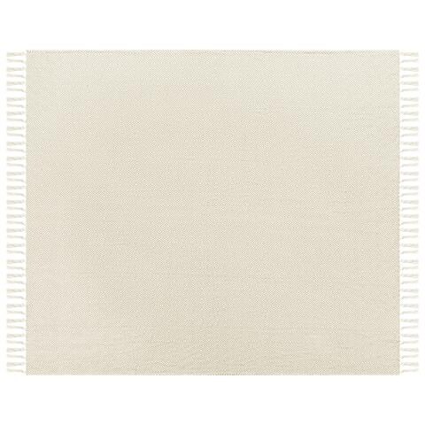 Copriletto Cotone Beige Chiaro 220 X 240 Cm Toutli - Foto 2