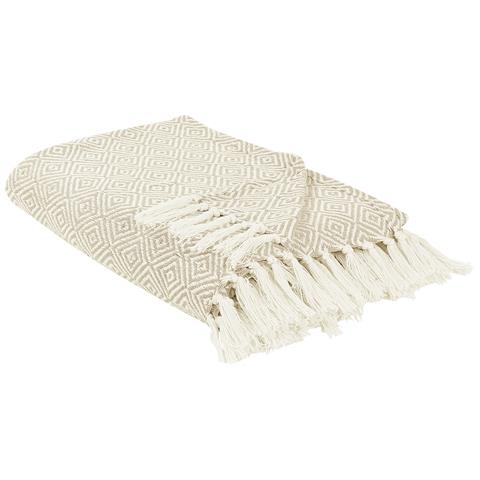 Copriletto Cotone Beige Chiaro 220 X 240 Cm Toutli - Foto 5