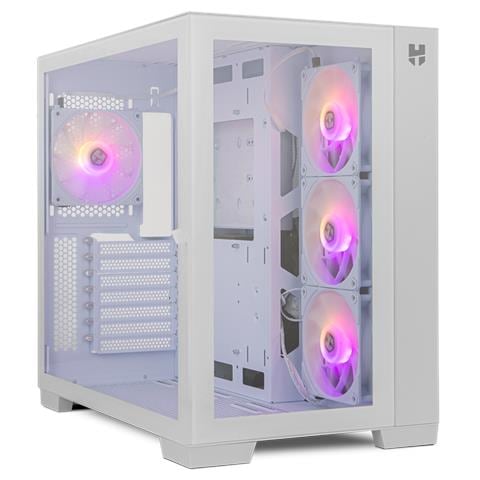 Case Hummer Astra Midi Tower ATX /ITX /micro ATX 3x Porte USB 3.2 Colore Bianco (Finestrato) - Foto 1