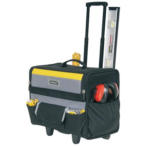 Borsa Trolley Portattrezzi In Tessuto Nylon Tecnico Stanley 1-97-515 Con Tasche E Vani Per Utensili - Foto 2