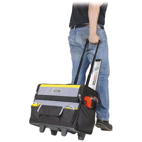 Borsa Trolley Portattrezzi In Tessuto Nylon Tecnico Stanley 1-97-515 Con Tasche E Vani Per Utensili - Foto 1