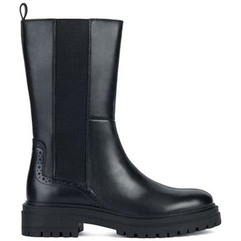 Iridea Booties Black Stivaletti Pelle Di Mucca Scarpe Donna Nero Eu 38, D36hrd 00043 C9999 - Foto 2