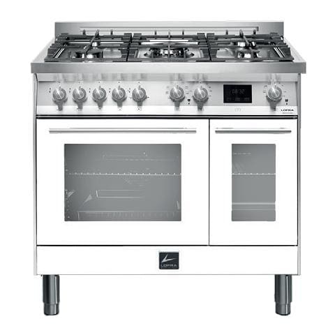 Cucina Elettrica PBPD96MFTE /AEO 5 Fuochi a Gas Forno Elettrico Multifunzione Ventilato Dimensioni 90 x 60 cm Colore Bianco - Foto 1