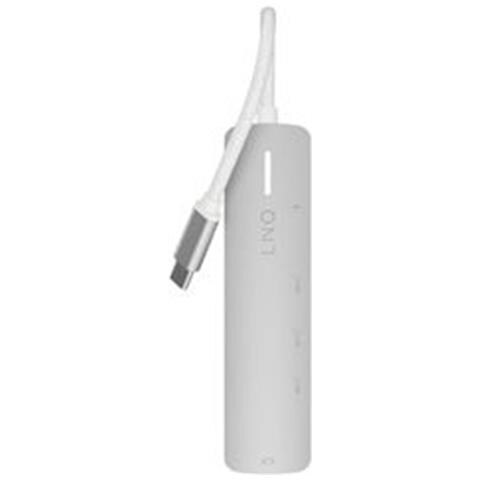 Hub Multiport Pro 5-in-1 Hdmi 4k Usb-c Power Delivery 140w 10gbps, Grigio - Foto 2