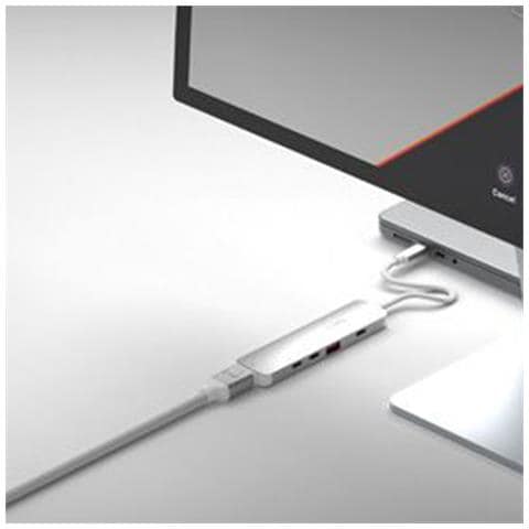 Hub Multiport Pro 5-in-1 Hdmi 4k Usb-c Power Delivery 140w 10gbps, Grigio - Foto 5