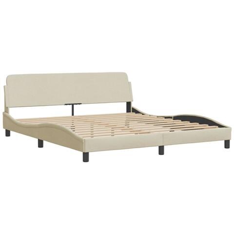 Giroletto Senza Materasso Crema 180x200 Cm In Tessuto - Foto 3