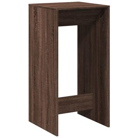 Tavolo Da Bar Rovere Marrone 51x50x103,5 Cm In Truciolato - Foto 2