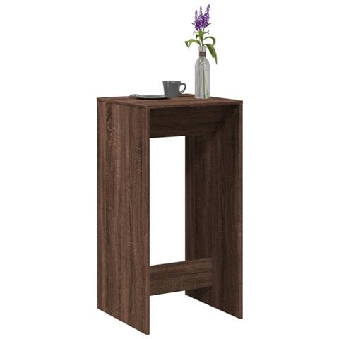 Tavolo Da Bar Rovere Marrone 51x50x103,5 Cm In Truciolato - Foto 1