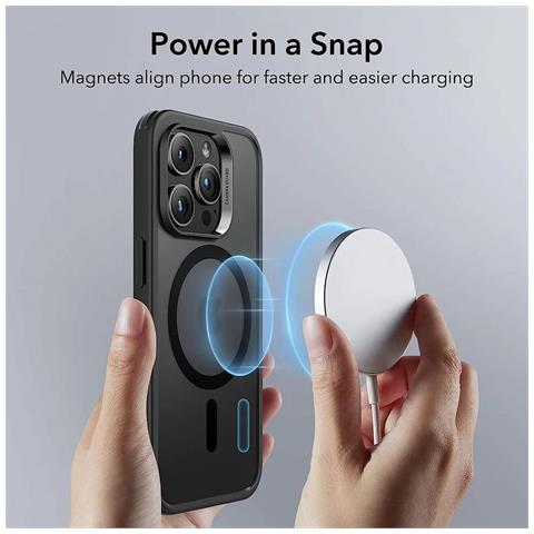 Cover Esr Classic Hybrid Halolock Frosted Black - Foto 2