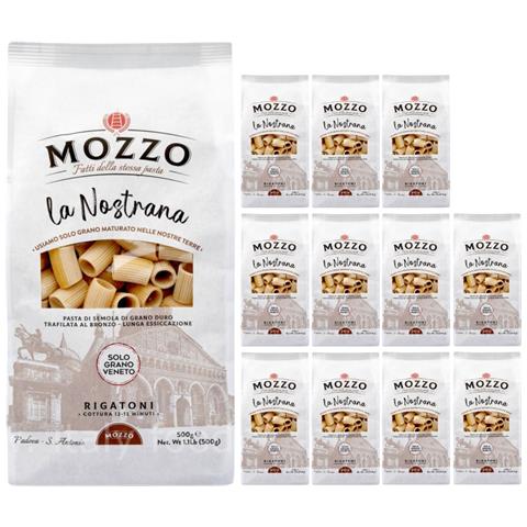 Mozzo La Nostrana Rigatoni Pasta Con Grano Veneto 12 Confezioni Da 500 Grammi - Foto 1