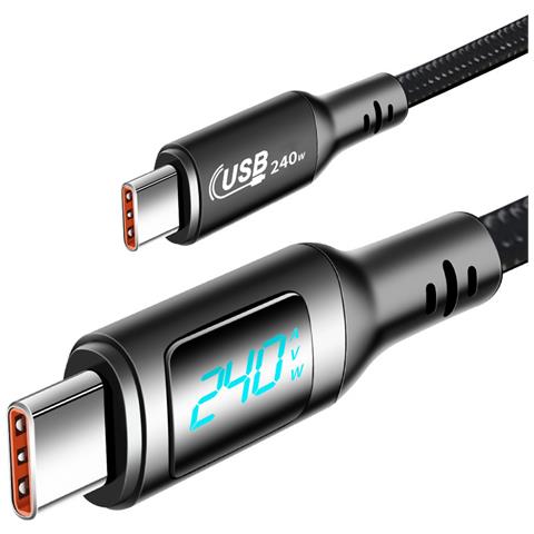 Cavo Da Usb-c A Usb-c: 240 W, Trasferimento Dati A 480 Mbps 1,5 M - Foto 2