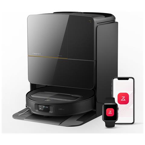 Robot Aspirapolvere e Lavapavimenti Saros Z70 Autonomia 180 min Batteria 6400 mAh Colore Nero - Foto 1