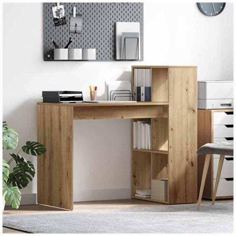 Scrivania Rovere Artigianale Truciolare Media Scrivania - Foto 2