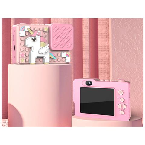 Fotocamera Digitale Per Bambini 18 Mp Unicorno Con Minigiochi E Filtri - Foto 3