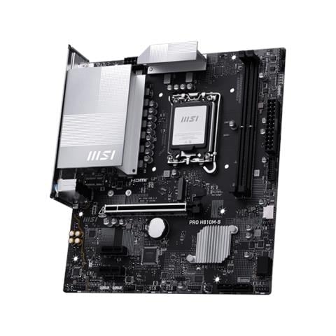 Scheda Madre PRO H810M-B Socket LGA 1851 Chipset H81 Micro-ATX - Foto 4