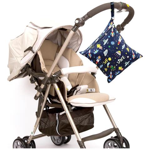 Borse Per Pannolini Con Cerniera Set 3 Pezzi 28x30 Cm X2 E 14x18 Cm - Foto 2