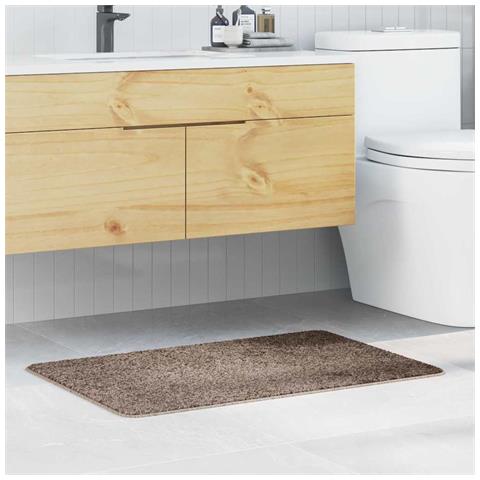 Tappeto da bagno Marrone 60 x 90 cm Polipropilene - Foto 2