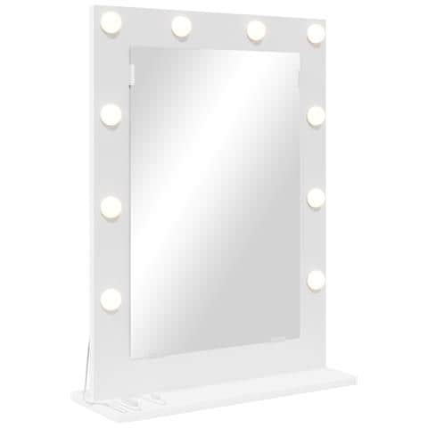 Specchio da Vanità con specchio Bianco 70 x 50 x 18 cm - Foto 1
