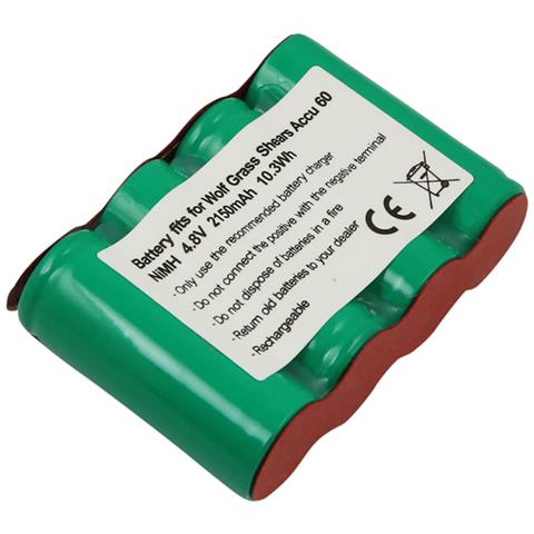 Batteria Per Cesoie Da Erba Gardena Accu 60 Ni Mh 4.8v 2150mah 10.3wh - Foto 1