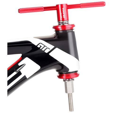 Strumento Professionale Per L'installazione Di Movimenti Centrali/serie Sterzo Per Mountain Bike Red - Foto 5