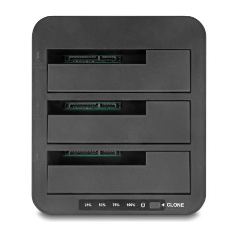 64332 docking station per unità di archiviazione USB 3.2 Gen 1 (3.1 Gen 1) Type-B Nero - Foto 2