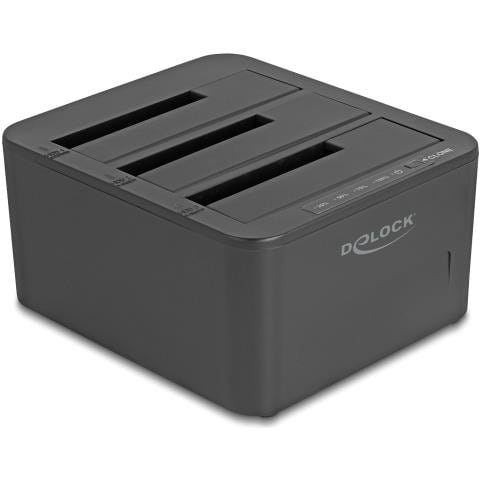64332 docking station per unità di archiviazione USB 3.2 Gen 1 (3.1 Gen 1) Type-B Nero - Foto 1
