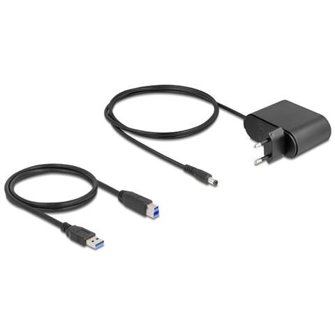 64332 docking station per unità di archiviazione USB 3.2 Gen 1 (3.1 Gen 1) Type-B Nero - Foto 5