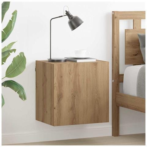 Mobiletti TV da Parete 2 pcs Rovere artigianale 40,5x30x40cm - Foto 2