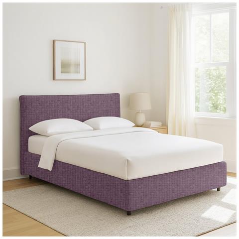 Carbone - Letto Singolo Sfoderabile, Viola Lilla - Foto 2