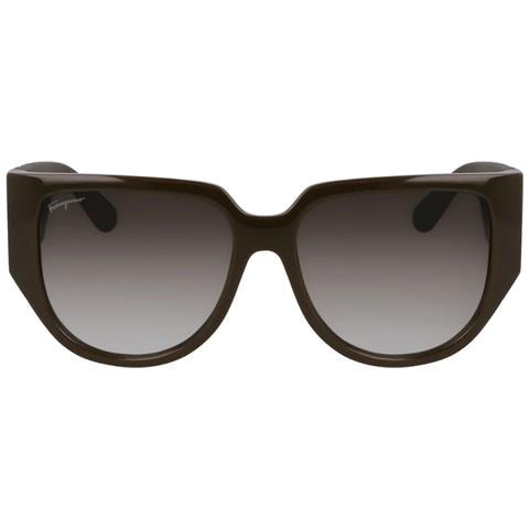 Occhiali Da Sole Ovali Da Donna In Acetato Sf1088se - Foto 2