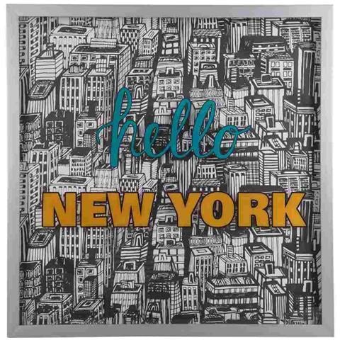 Quadro Stampato Doppia Tela Con Cornice 80x80x4 H - Foto 1