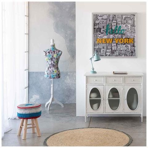 Quadro Stampato Doppia Tela Con Cornice 80x80x4 H - Foto 2