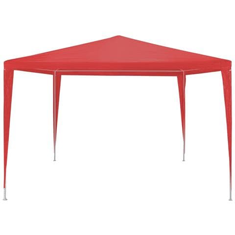 Tenda Party Rosso 300 x 300 x 255 cm PE e Acciaio - Foto 2