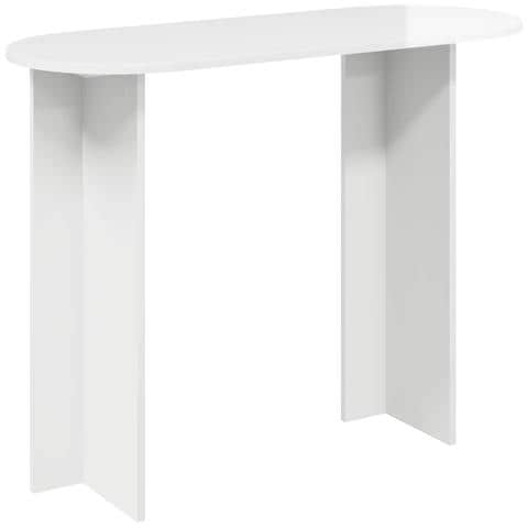 Tavolo consolle Bianco Lucido 100 x 39,5 x 75 cm - Foto 1
