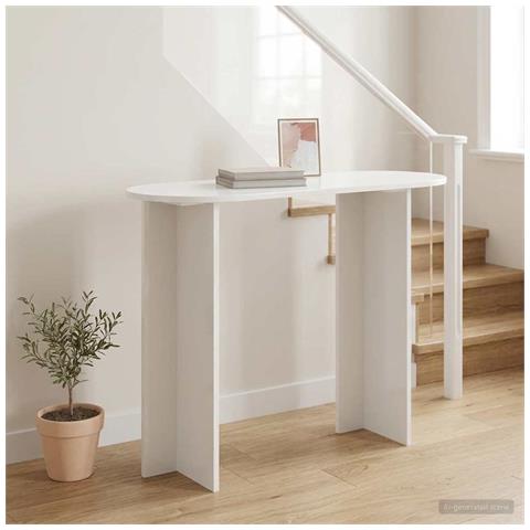 Tavolo consolle Bianco Lucido 100 x 39,5 x 75 cm - Foto 2
