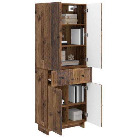 Set di armadi 2 pcs 66 x 34,5 x 90 cm Legno ingegnerizzato - Foto 2