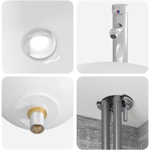Set di mobili per il bagno 2 pz Sonoma grigio - Foto 2