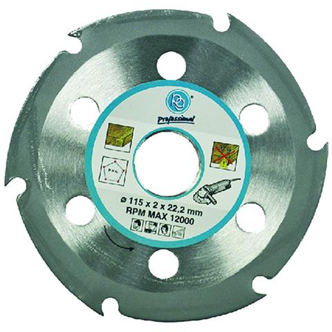 Disco fresa per smerigliatrice. Diametro foro m Ø x SPESS. MM. 115x2 NR. DENTI 6 - Foto 10