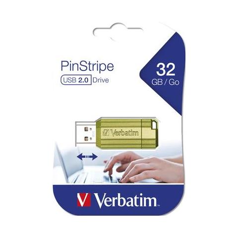 usb2.0 store 'n' go pinstripe usb drive 32gb -eucalyptus green - Foto 1