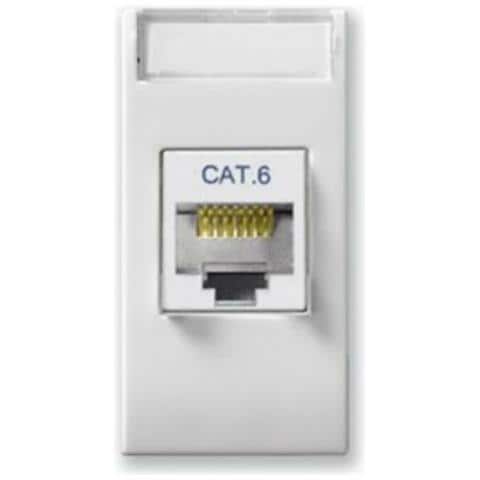 Presa Rete Lan Domus Sistema 44 Rj45 Cat6 Utp 441027c6 - Foto 1