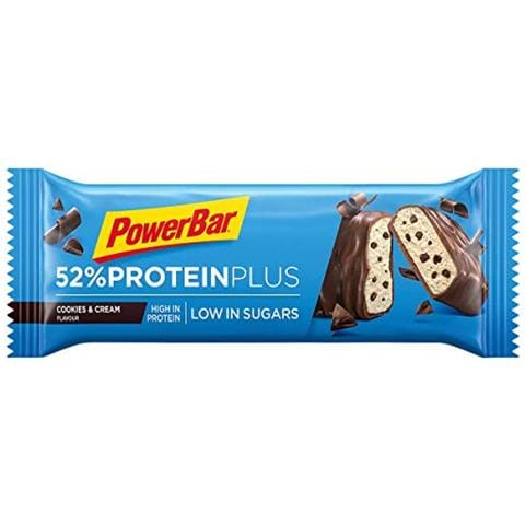 Powerbar Protein Plus 52% Cookies&cream 20x50g - Barrette Proteiche A Basso Contenuto Di Zuccheri - Foto 2