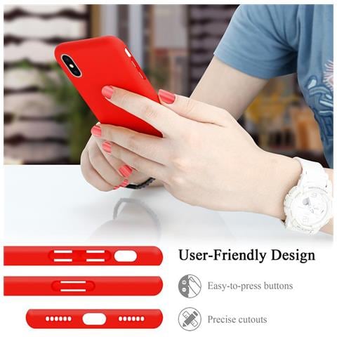 Custodia Compatibile Con Apple Iphone X / Xs In Liquid Rosso - Coperchio Protettivo In Silicone Tpu Flessibile - Foto 11