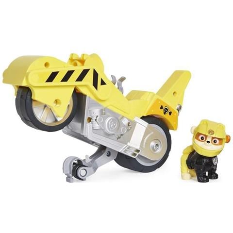 Pat Patrol - Veicolo + Figurina Rimovibile Ruben Moto Pups Paw Patrol - Motocicletta A Retrofrizione - 6060543 - Giocattolo Per Bambini 3 Anni E + - Foto 1