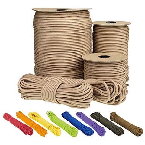 Paracord 550 Del Cavo Dei Paracadute Di Tipo Iii Mil-spec 7 Fili Sopravvivenza (tan 15 M)  - Foto 1